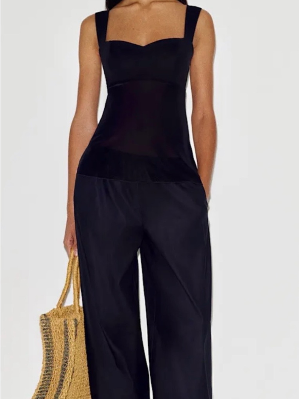 Reformation Nova black top . New with tags